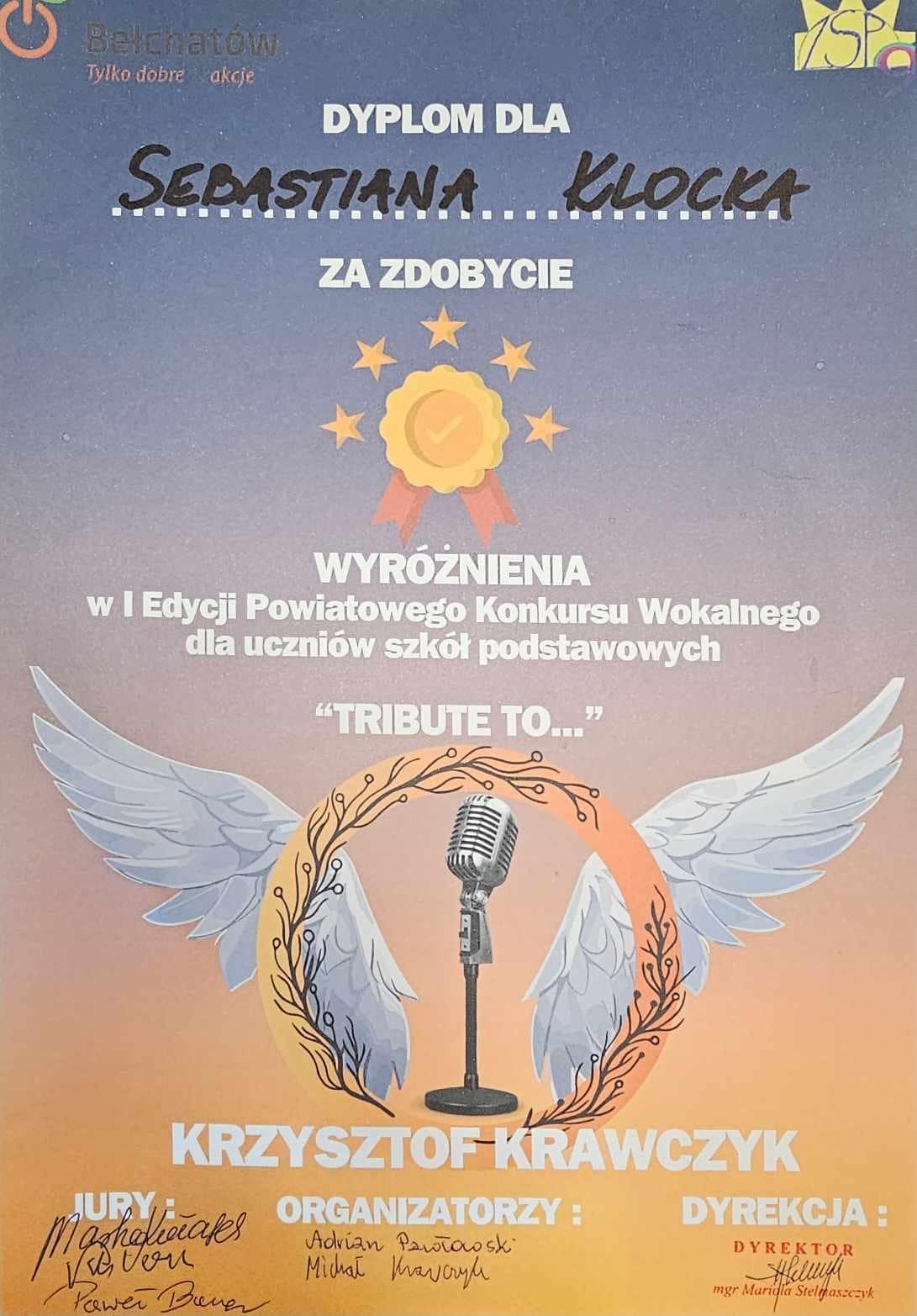 I Powiatowy Konkurs Wokalny dla uczniów szkół podstawowych "Tribute to ..."  - Obrazek 2